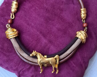 Arabian horse chocker, horse jewelry, women necklace, horse lovers gift