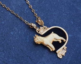 Bouvier Des Flandres necklace, Pendant Bouvier, Dog jewelry, Art Deco Dog Pendant