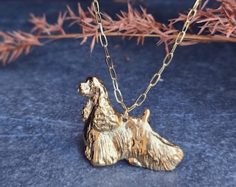 American COCKER SPANIEL Pendant NECKLACE Perfect For Dog Lovers Gifts - Black Friday Pet Charm Jewelry Necklace