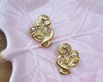 Portuguese water dog Earrings, women earrings, dog lovers gift, Portuguese water dog