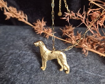 Deerhound necklace, Pendant Deerhound , Dog jewelry, Deerhound  dog, dog necklace, custom jewerly necklace