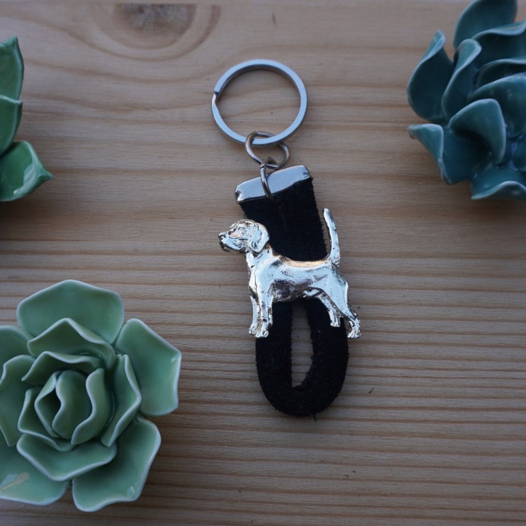 Beagle Keychain, Beagle Dog, Handmade Beagle, Dog Breeds Keychains