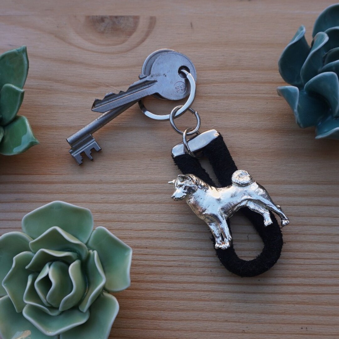 Akita Inu Keychain Akita Inu Dog Handmade Akita Inu Dog Etsy