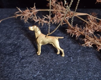 German Pointer necklace, German Pointer art, Dog jewelry, German Pointer pendant, dog necklace, custom jewerly necklace, German Pointer dog