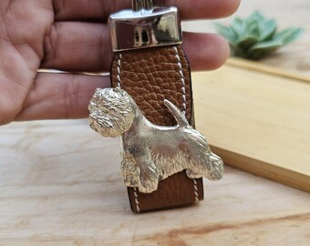 WEST HIGHLAND KEYCHAIN – Silver Plated Dog Breed Keyring – Ideal Gift For West Highland Owner Or Enthusiasts – Gift Wrapping Available