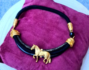 Spanish horse chocker,Andalusian Horse necklace,horse jewelry, women necklace, horse lovers gift