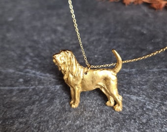 Detailed Bloodhound Necklace - Handcrafted Pet Jewelry for Dog Lovers