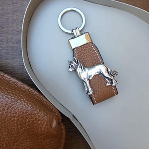 PORTACHIAVI CON CRESTA CINESE – Portachiavi con razza di cane placcato in argento per amanti o appassionati di cani – Regalo commemorativo per animali domestici – Confezione regalo disponibile