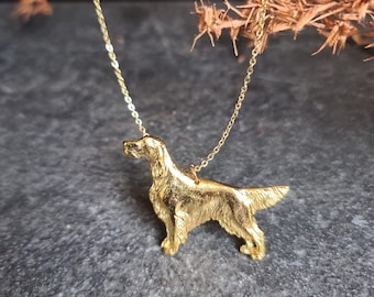 Irish Setter necklace, Irish Setter art, Dog jewelry, setter pendant, dog necklace, custom jewerly necklace, setter dog custom