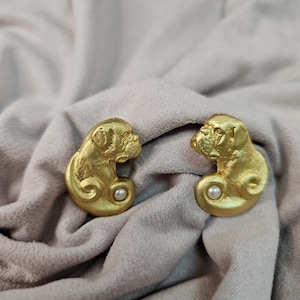 Boxer Earrings, Boxer dog women earrings, dog lovers gift, Boxer art collection