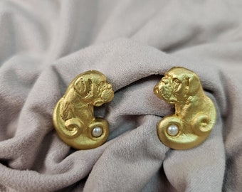 Boxer Earrings, Boxer dog women earrings, dog lovers gift, Boxer art collection
