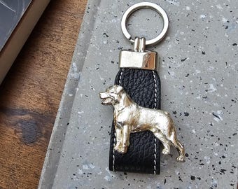 ROTTWEILER DOG KEYCHAIN – Unique Dog Breed Keyring Gift ForRottweiler Lovers – Pet Memorial Keepsake- Gift Wrapping Available