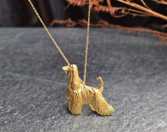 AFGHAN HOUND Pendant NECKLACE Perfect Gift For Dog Breed Lovers -  Unique Pet Necklace For Special Occasions Or As A Daily Accessory