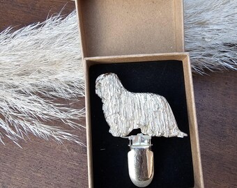 KOMONDOR NUMBER HOLDER Brooch – Elegant Dog Show Ring Clip – Perfect Gift For Dog Lovers And Dog Show Enthusiasts – Gift Wrapping Available