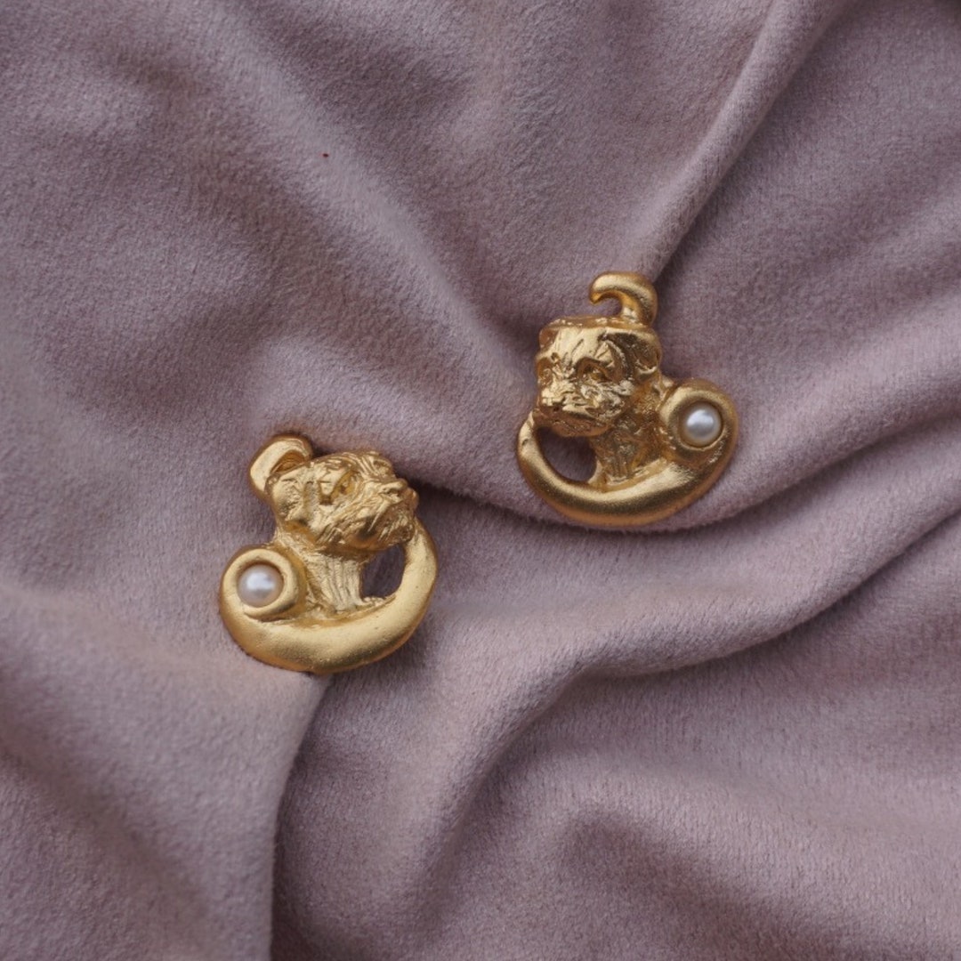 Border Terrier Earrings, Border Terrier Art, Women Earrings, Dog Lovers