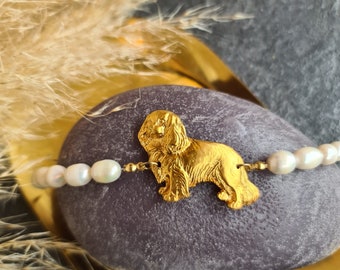 Cavalier King Charles Spaniel bracelet, Cavalier King Charles, Dog bracelet for women
