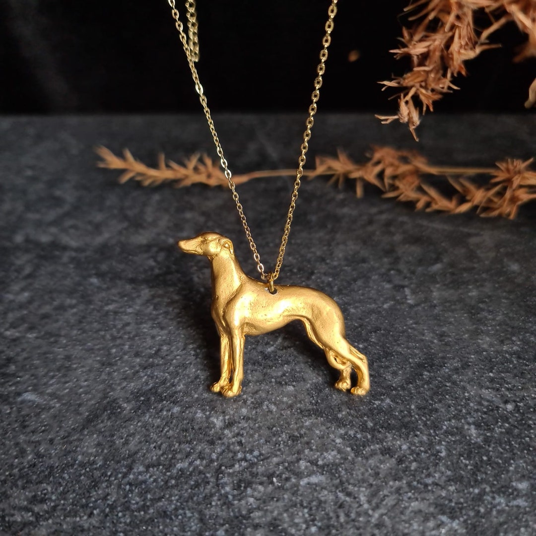 Art-Dog Collana Levriero in Argento: Eccellenza per Amanti dei Cani