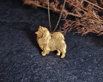 Keeshond necklace, Pendant Keeshond, Keeshond Dog, dog necklace, dog jewelry, custom jewerly necklace, German Spitz