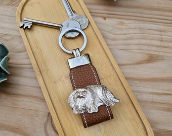 PEKINGESE KEYCHAIN - Pewter Dog Breed Keyring - Dog Lover's Memorial  Accessory – Gift For Dog Lovers - Gift Wrapping Available