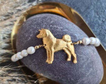 Akita inu Bracelet, Dog Breed Jewelry, Dog bracelet for women, Akita inu charm