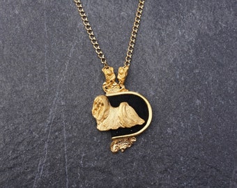 Lhasa Apso necklace, Pendant Lhasa Apso, Dog jewelry, Lhasa Apso dog, dog necklace, custom jewerly necklace