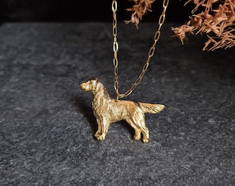 Flat coated necklace, Flat coated pendant, dog jewelry, Flat retriever dog, dog necklace, custom jewerly necklace