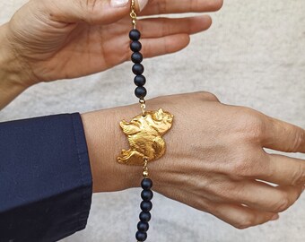 Keeshond Bracelet, Keeshond Dog, Dog bracelet for women