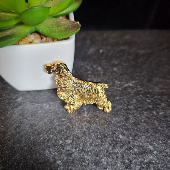 Cocker spaniel brooch sale