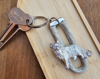 Maine Coon keychain, Maine Coon Cat keyring, Handmade Maine Coon Cat, Cat lovers keychains, Cat art design