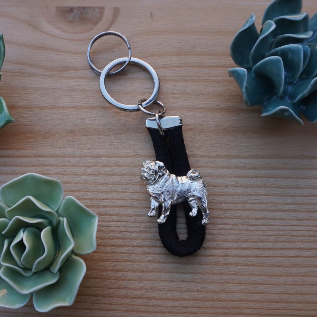 Pug Keychain Pug Dog Dog Collection Handmade Pug Dog Etsy