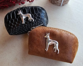 Pharaoh hound coin purse, Pharaoh hound wallet