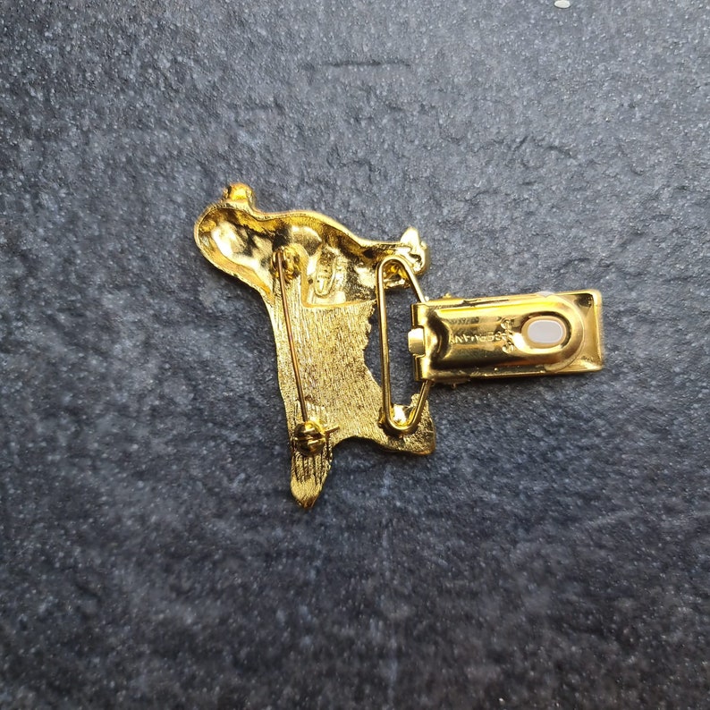 Golden Retriever number holder, brooch or dog show ring clip, show clip Golden Retriever, Exhibitor ring number clips image 4