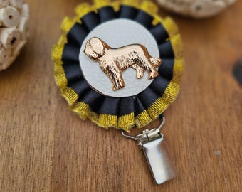 Unique Briard Dog Show Rosette Holder - Number Clip for Briard - Show Essential