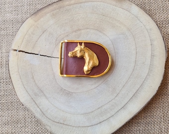 Arabian horse Motif on Buckle, Belt buckle