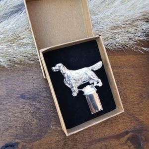 English SETTER NUMBER HOLDER Brooch Or Dog Show Ring Clip For Exhibitors – Pet Memorial Gift For Dog Lovers – Gift Wrapping Available