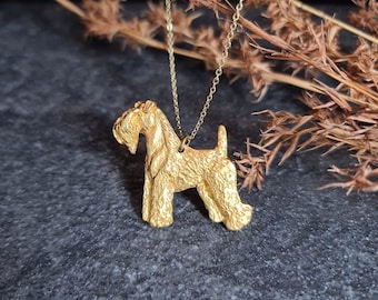 Kerry Blue Terrier necklace, Pendant Kerry Blue, Kerry Blue Dog, dog necklace, dog jewelry, custom jewerly necklace Kerry Blue Terrier