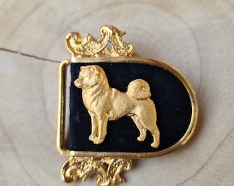Shiba Inu Dog Motif on Buckle, Belt buckle, Shiba Inu art deco, Black Friday