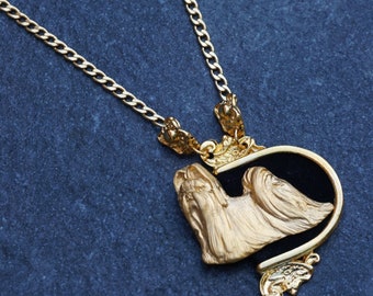 Shih tzu necklace, Black Friday, Pendant Shih tzu, Dog jewelry, Shih tzu dog, dog necklace, custom jewerly necklace