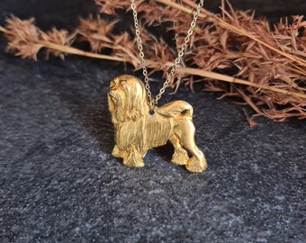 Lowchen necklace, Pendant Lowchen, Little Lion Dog, Lowchen art dog, dog necklace, dog jewelry, custom jewerly necklace Lowchen