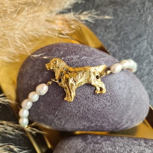 Golden Retriever Armband, Golden Retriever, Hundearmband für Frauen, Golden Retriever Kunst