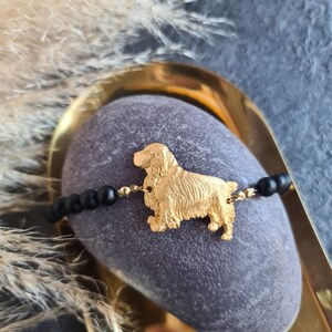 Clumber Spaniel Bracelet, Clumber Spaniel art dog, Clumber Spaniel, Dog bracelet for women, Clumber Spaniel charm