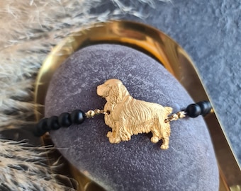 Clumber Spaniel Bracelet, Clumber Spaniel art dog, Clumber Spaniel, Dog bracelet for women, Clumber Spaniel charm
