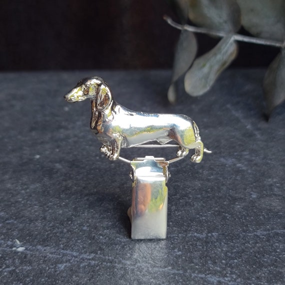 Dachshund Number Holder Brooch or Dog Show Ring Clip Show Clip Dachshund Exhibitor Ring Number Clips Etsy Canada