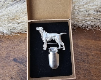 VIZSLA NUMBER HOLDER Brooch Or Dog Show Ring Clip, Pewter Pin, Pet Memorial Jewelry, Sweater Clip For Dog Lovers – Gift Wrapping Available