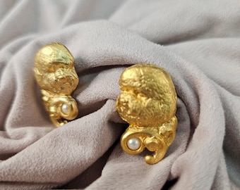 Bichon Frise Earrings, women earrings, dog lovers gift