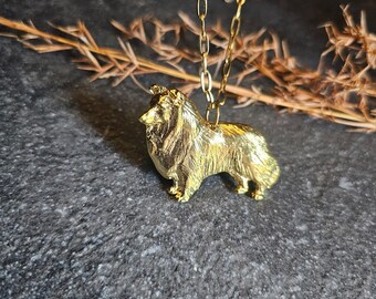 Shetland Sheepdog necklace, Pendant Sheltie, Dog jewelry, dog necklace, custom jewerly necklace Shetland Sheepdog
