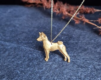Basenji necklace, Pendant Basenji Dog, Dog jewelry, dog necklace, custom jewerly necklace
