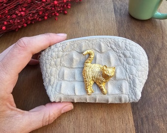 Adorable American Shorthair Cat Coin Purse - Handcrafted Feline-Inspired Accessory