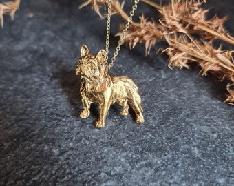 French Bulldog necklace, Pendant French Bulldog, Dog jewelry, dog necklace, custom jewerly necklace