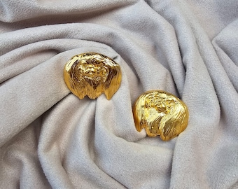 Pekingese Earrings, women earrings, dog lovers gift, Pekingese art dog